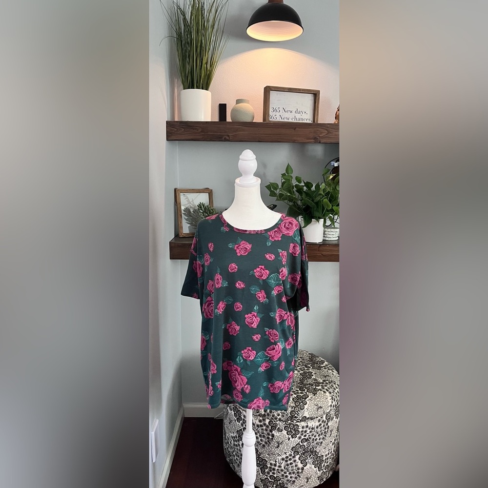 Lularoe Irma Floral Print Tunic